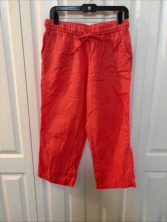 Charter Club Pants - Charter Club Linen Pants — Coral